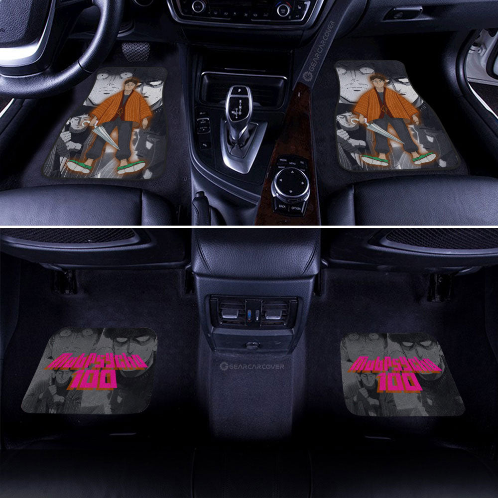 Katsuya Serizawa Car Floor Mats Custom Mob Psycho 100 Anime Car Interior Accessories - Gearcarcover - 2