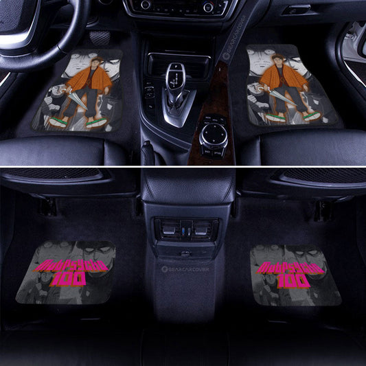 Katsuya Serizawa Car Floor Mats Custom Mob Psycho 100 Anime Car Interior Accessories - Gearcarcover - 2