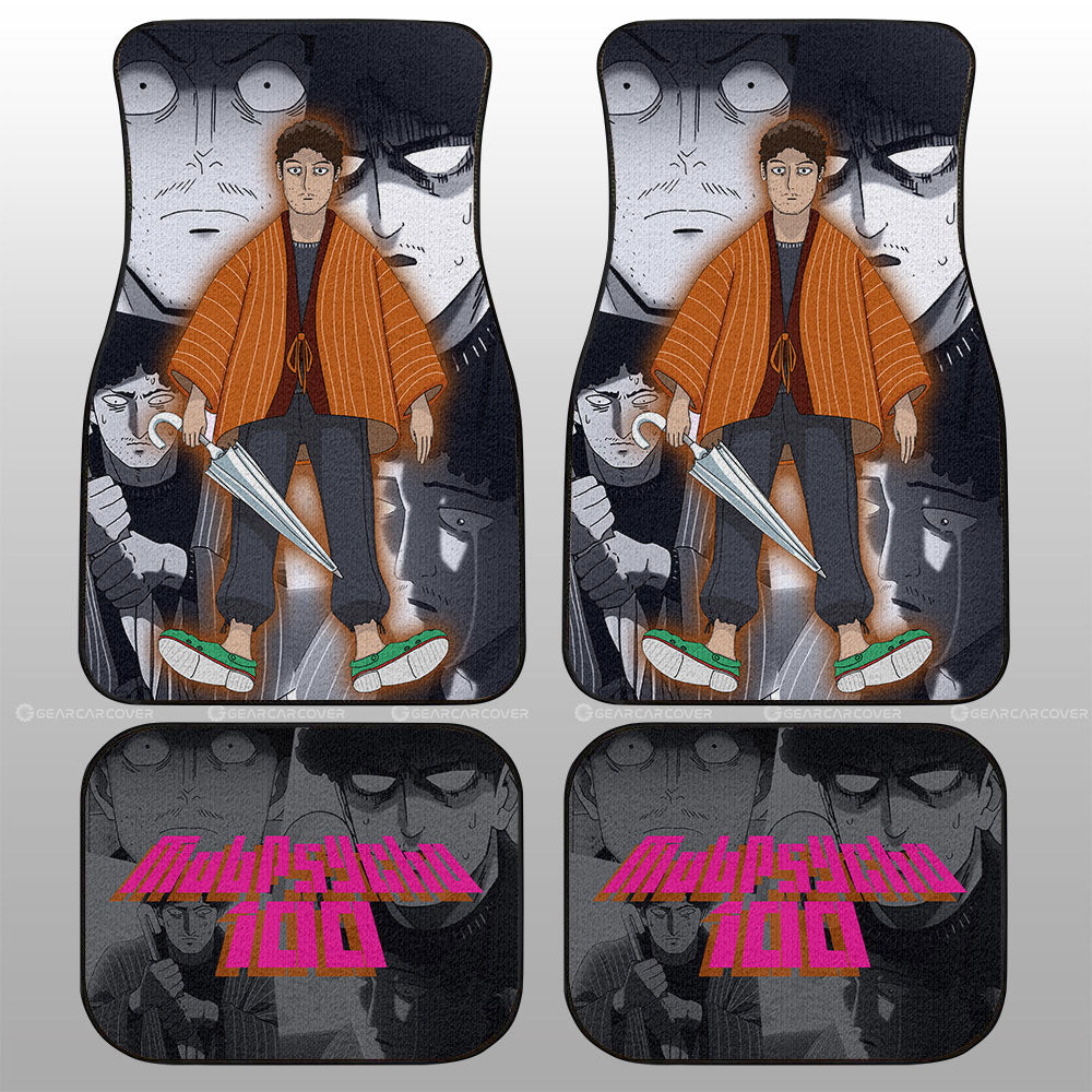 Katsuya Serizawa Car Floor Mats Custom Mob Psycho 100 Anime Car Interior Accessories - Gearcarcover - 1