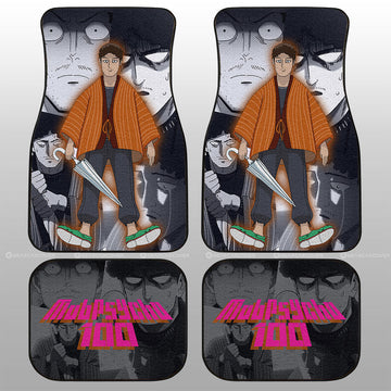 Katsuya Serizawa Car Floor Mats Custom Mob Psycho 100 Anime Car Interior Accessories - Gearcarcover - 1