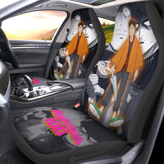 Katsuya Serizawa Car Seat Covers Custom Mob Psycho 100 Anime Car Accessories - Gearcarcover - 1