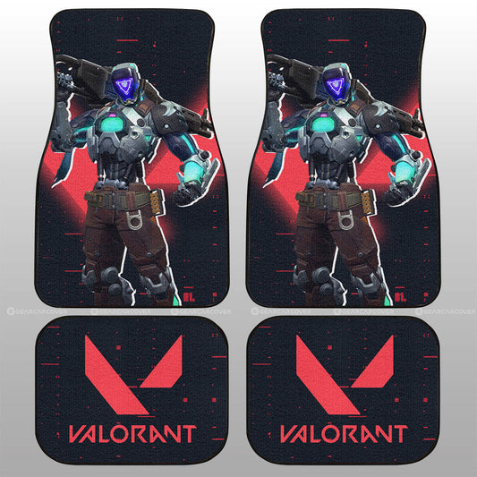 Kay O Car Floor Mats Custom Valorant Agent - Gearcarcover - 1