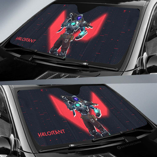 Kay O Car Sunshade Custom Valorant Agent - Gearcarcover - 2