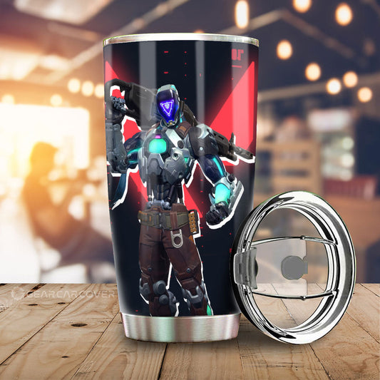 Kay O Tumbler Cup Custom Valorant Agent - Gearcarcover - 1