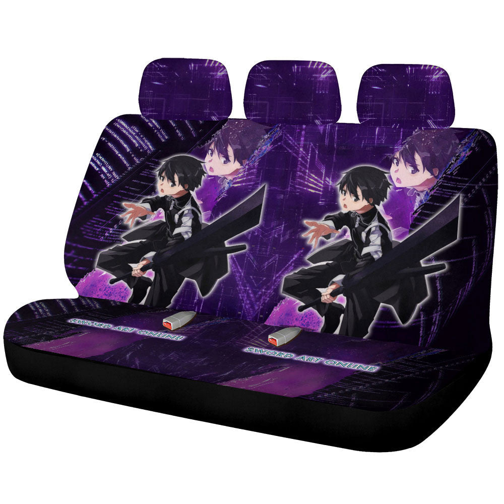 Kazuto Kirigaya (Kirito) Car Back Seat Cover Custom Sword Art Online Anime - Gearcarcover - 1