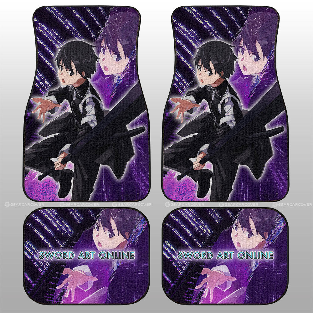 Kazuto Kirigaya (Kirito) Car Floor Mats Custom Sword Art Online Anime - Gearcarcover - 1