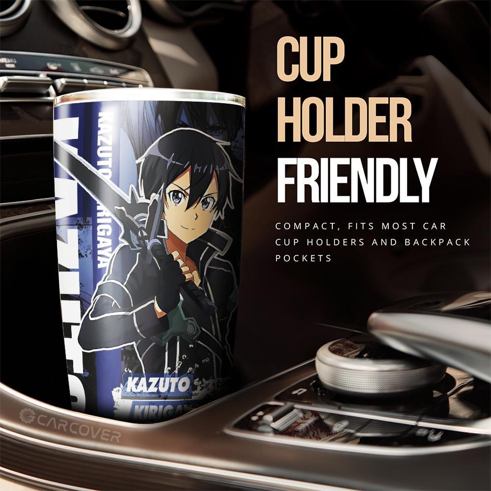 Kazuto Kirigaya Tumbler Cup Custom Sword Art Online Anime Car Interior Accessories - Gearcarcover - 2