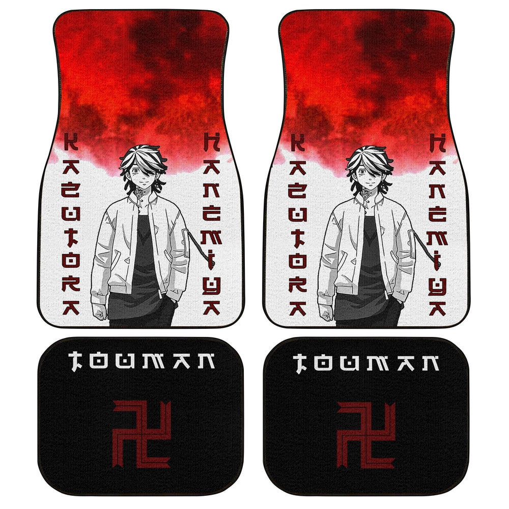 Kazutora Hanemiya Car Floor Mats Custom Anime Tokyo Revengers Car Interior Accessories - Gearcarcover - 1