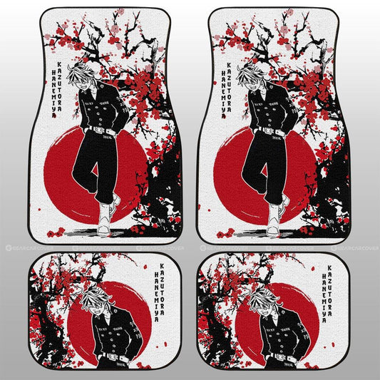 Kazutora Hanemiya Car Floor Mats Custom Japan Style Tokyo Revengers Anime Car Accessories - Gearcarcover - 2
