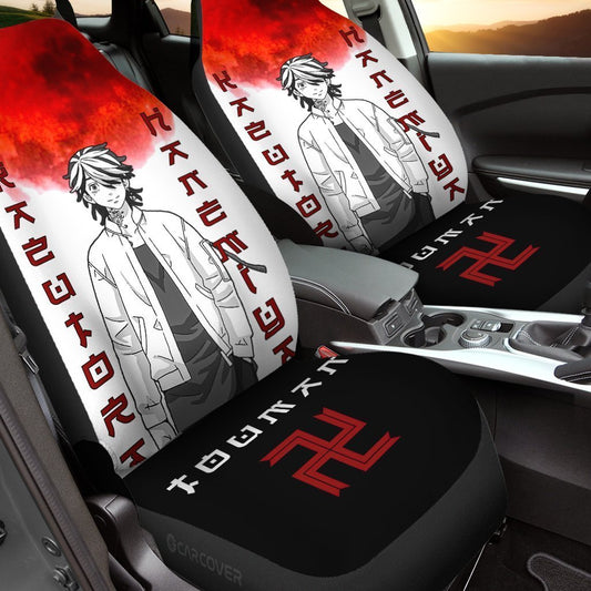 Kazutora Hanemiya Car Seat Covers Custom Anime Tokyo Revengers Car Accessories - Gearcarcover - 1