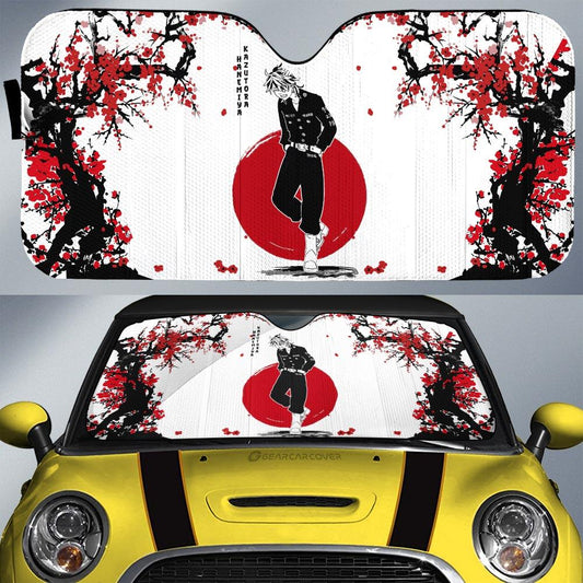 Kazutora Hanemiya Car Sunshade Custom Japan Style Tokyo Revengers Anime Car Accessories - Gearcarcover - 1