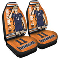 Kei Tsukishima Car Seat Covers Custom Haikyuu Anime Car Accessories - Gearcarcover - 1