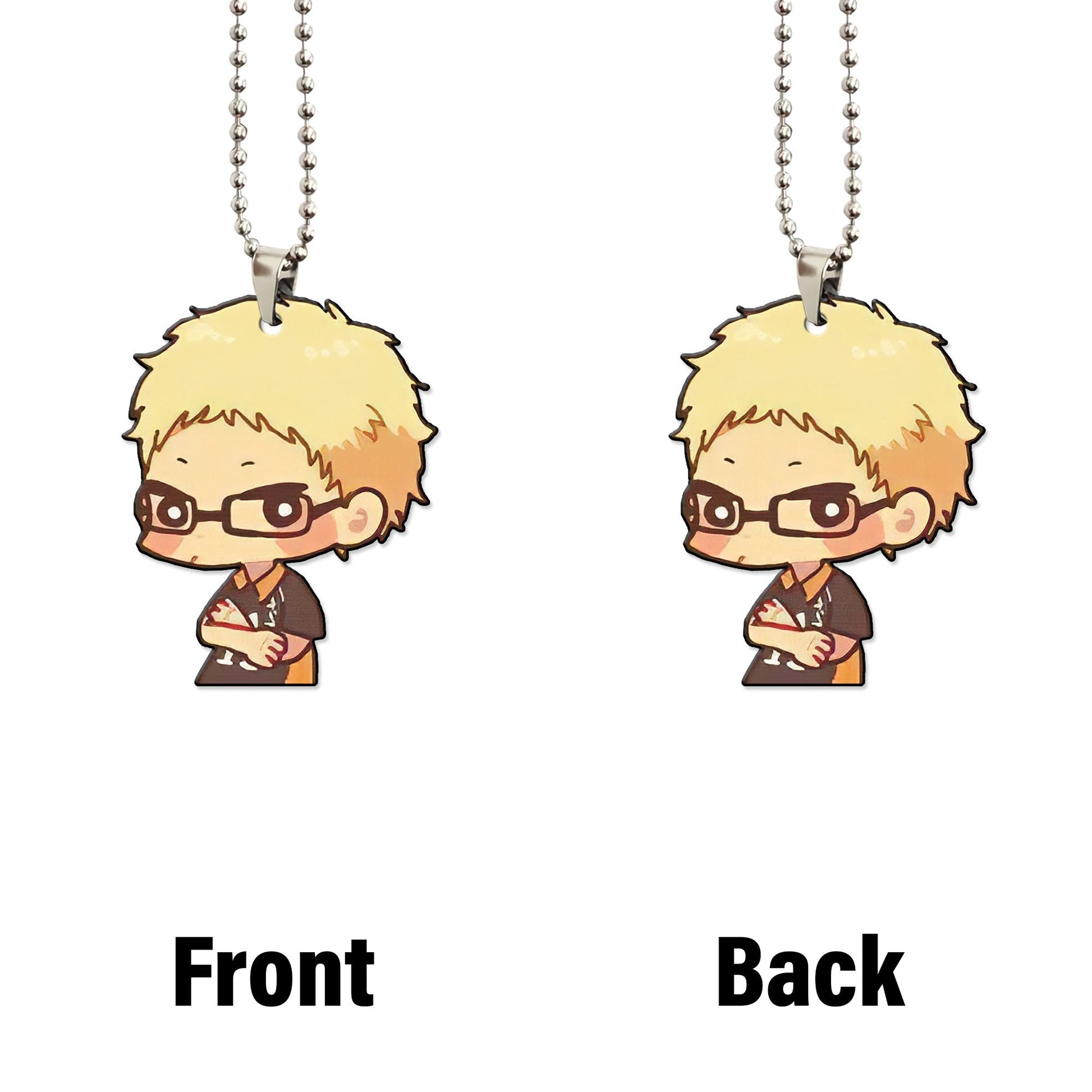 Kei Tsukishima Ornament Custom Anime Haikyuu Car Accessories - Gearcarcover - 4