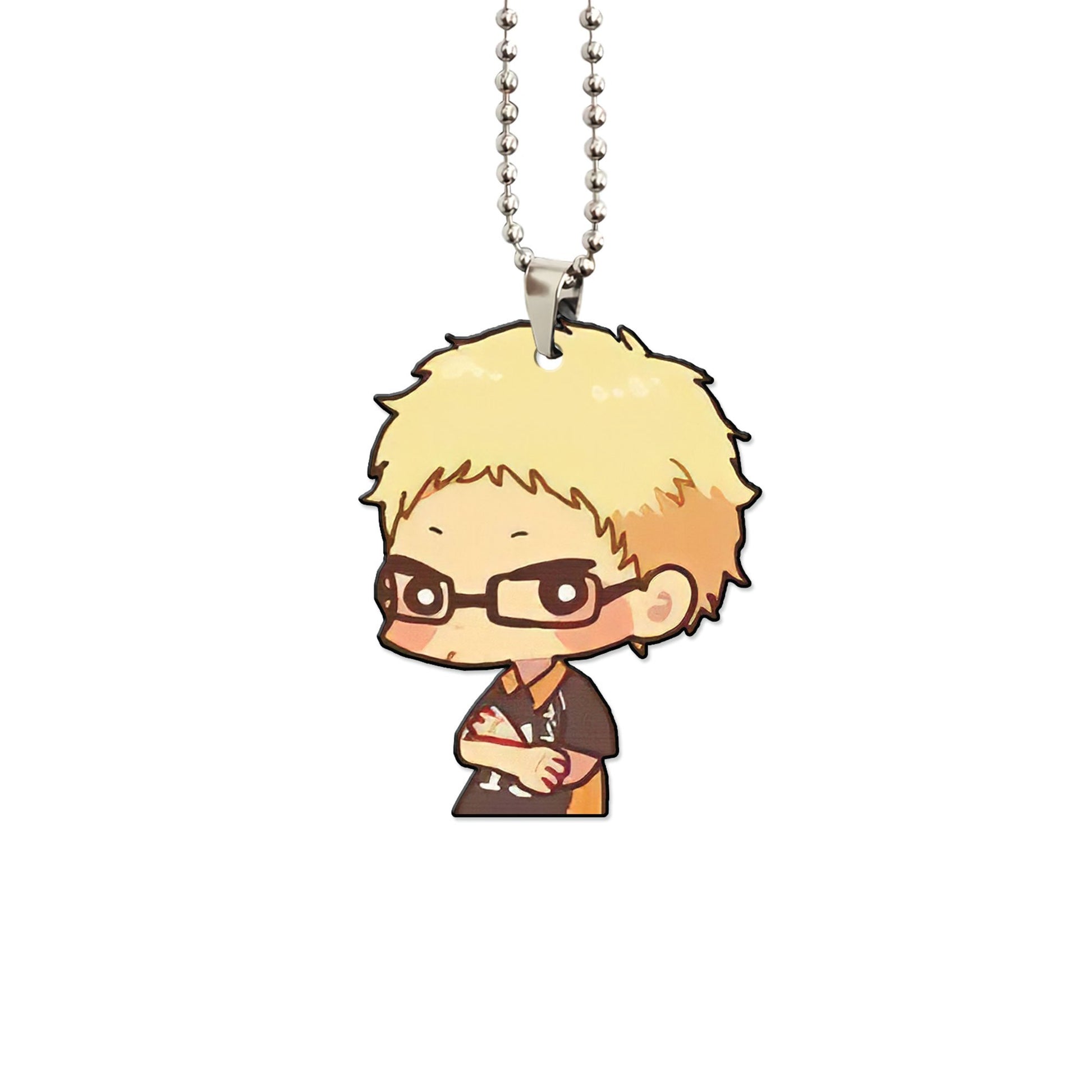 Kei Tsukishima Ornament Custom Anime Haikyuu Car Accessories - Gearcarcover - 1