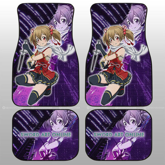 Keiko Ayano (Silica) Car Floor Mats Custom Sword Art Online Anime - Gearcarcover - 1