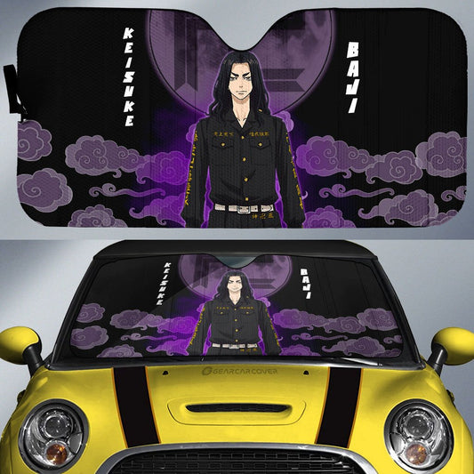 Keisuke Baji Car Sunshade Custom Tokyo Revengers Anime Car Accessories - Gearcarcover - 1