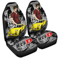 Keisuke Takahashi Car Seat Covers Custom Initial D Anime Car Accessories - Gearcarcover - 3