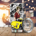 Keisuke Takahashi Tumbler Cup Custom Initial D Anime Car Accessories - Gearcarcover - 1