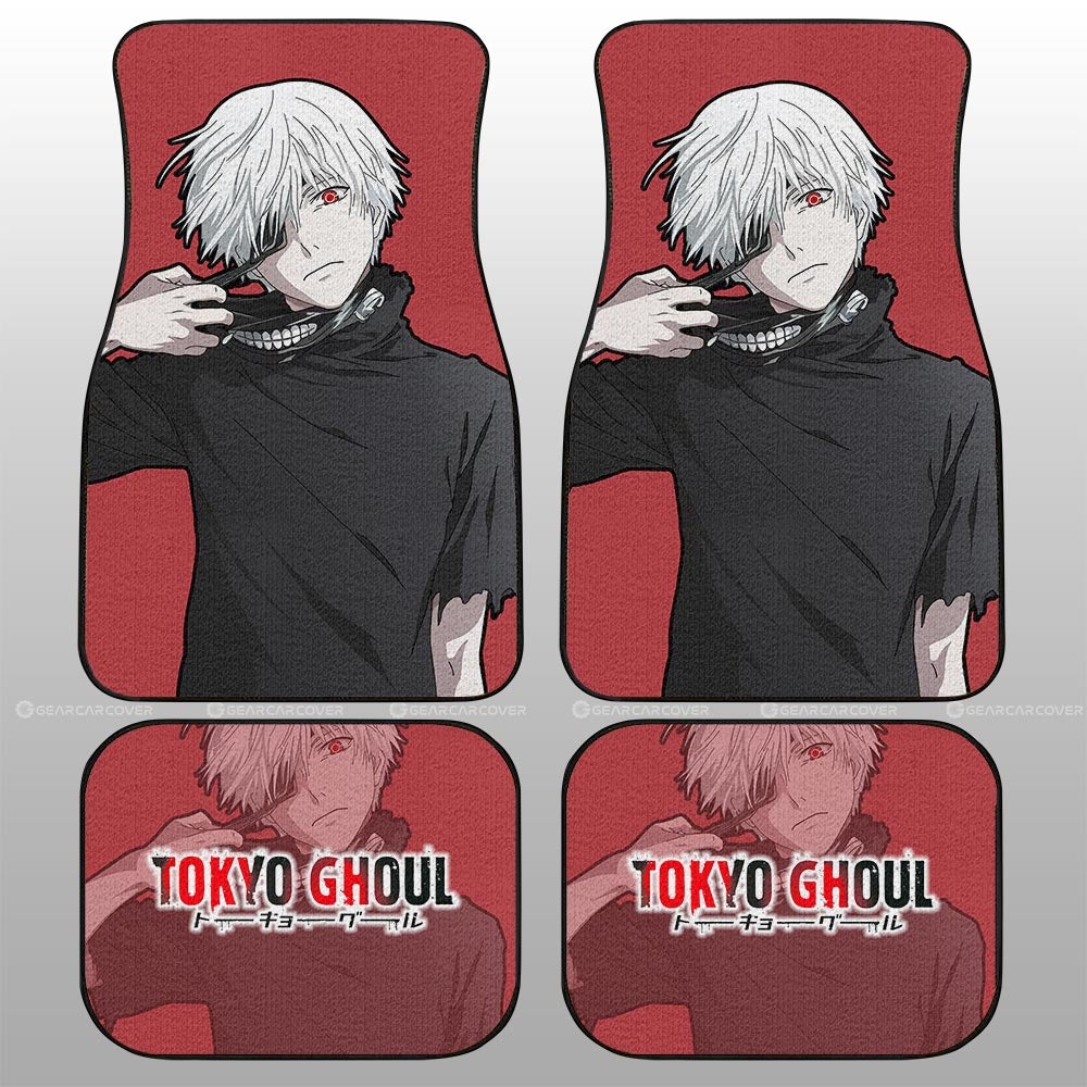 Ken Kaneki Car Floor Mats Custom Main Tokyo Ghoul Anime Car Accessories - Gearcarcover - 2