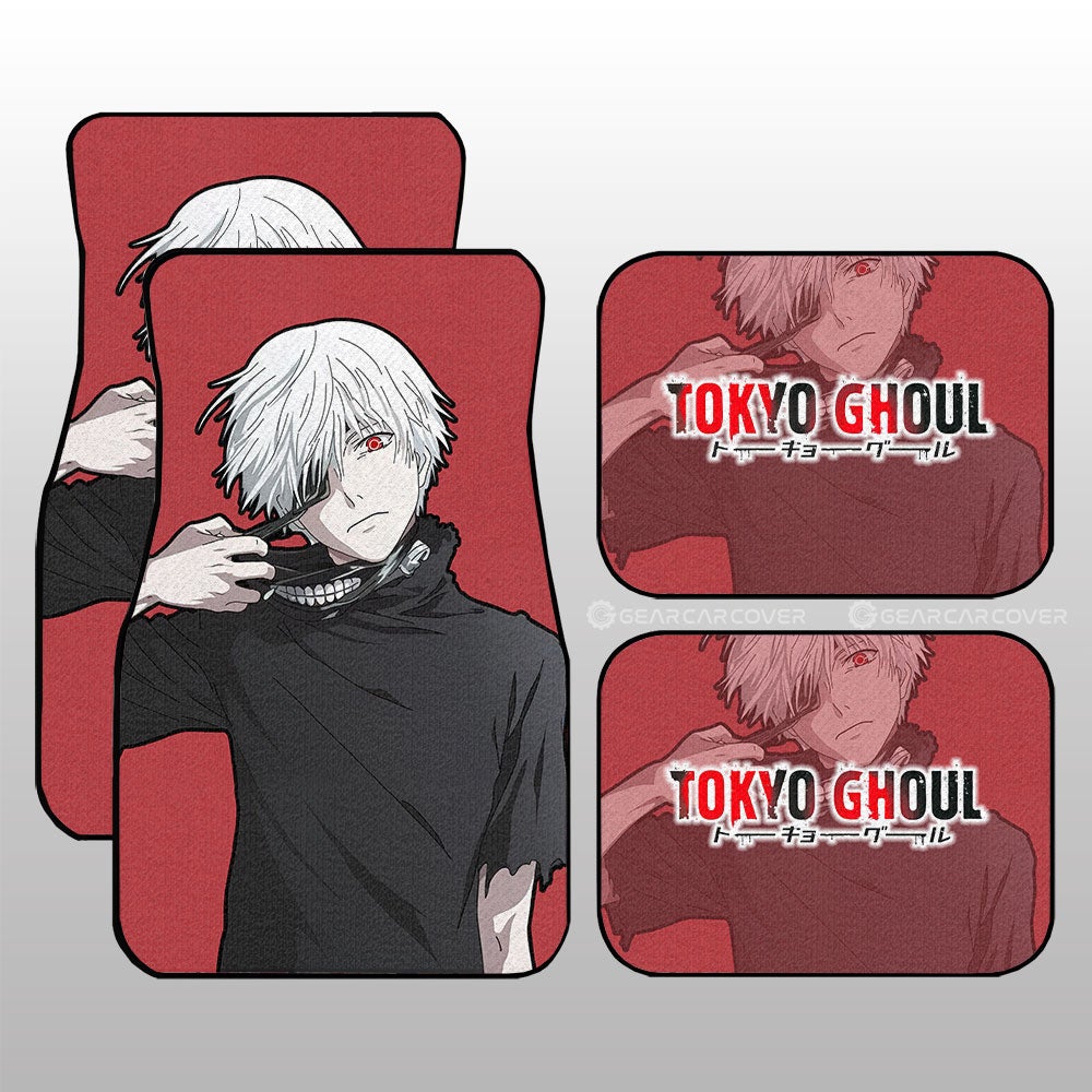 Ken Kaneki Car Floor Mats Custom Main Tokyo Ghoul Anime Car Accessories - Gearcarcover - 1