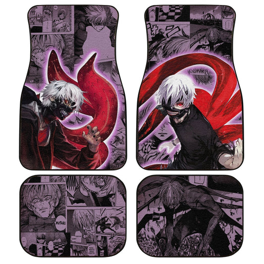 Ken Kaneki Car Floor Mats Custom Tokyo Ghoul Anime - Gearcarcover - 1