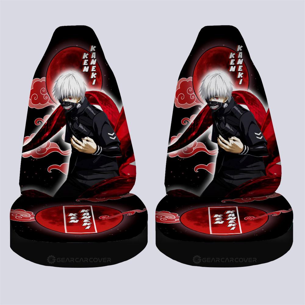 Ken Kaneki Car Seat Covers Custom Gifts Tokyo Ghoul Anime For Fans - Gearcarcover - 4