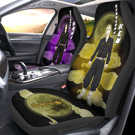 Ken Ryuguji And Keisuke Baji Car Seat Covers Custom Tokyo Revengers Anime Car Accessories - Gearcarcover - 2