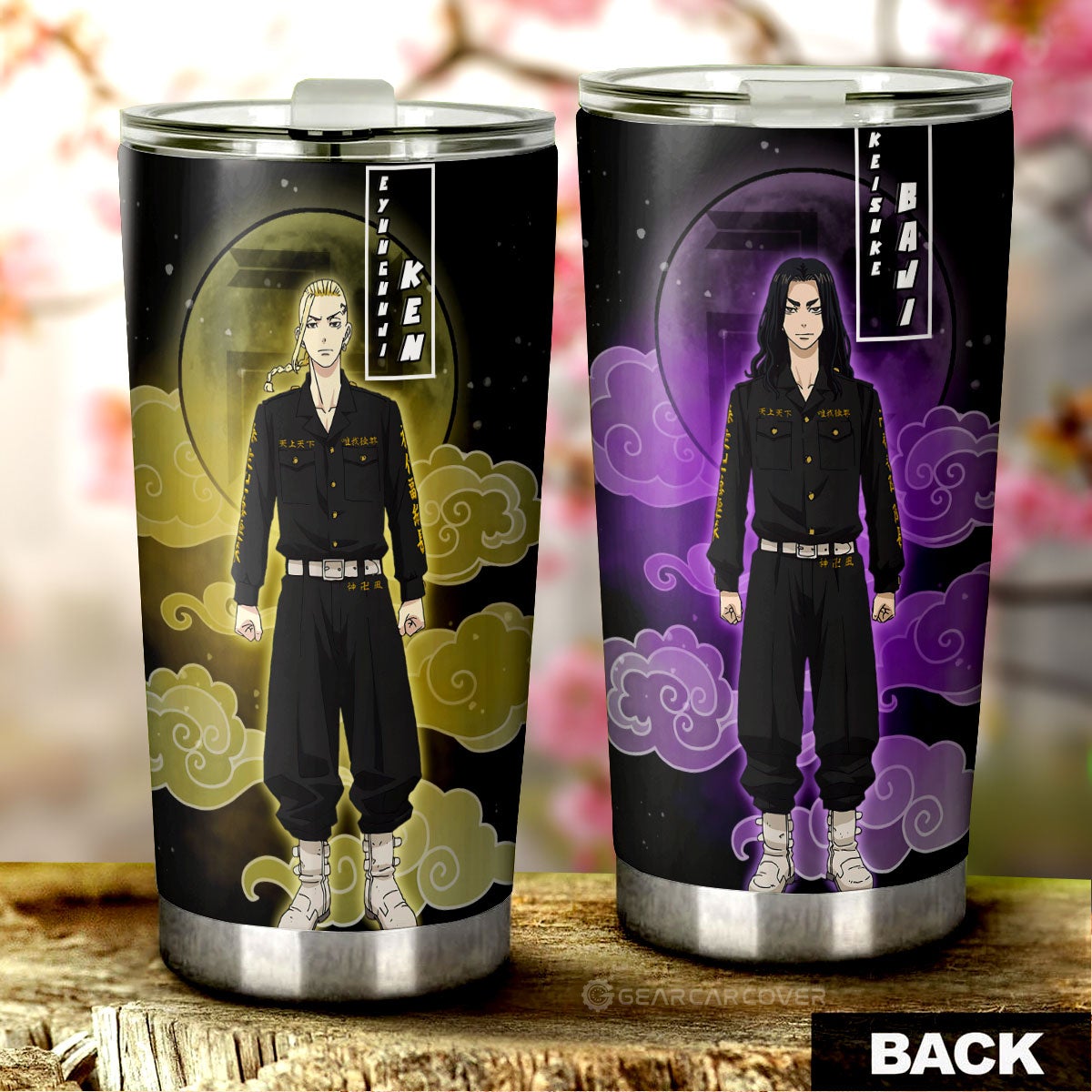 Ken Ryuguji And Keisuke Baji Tumbler Cup Custom Tokyo Revengers Anime Car Accessories - Gearcarcover - 1