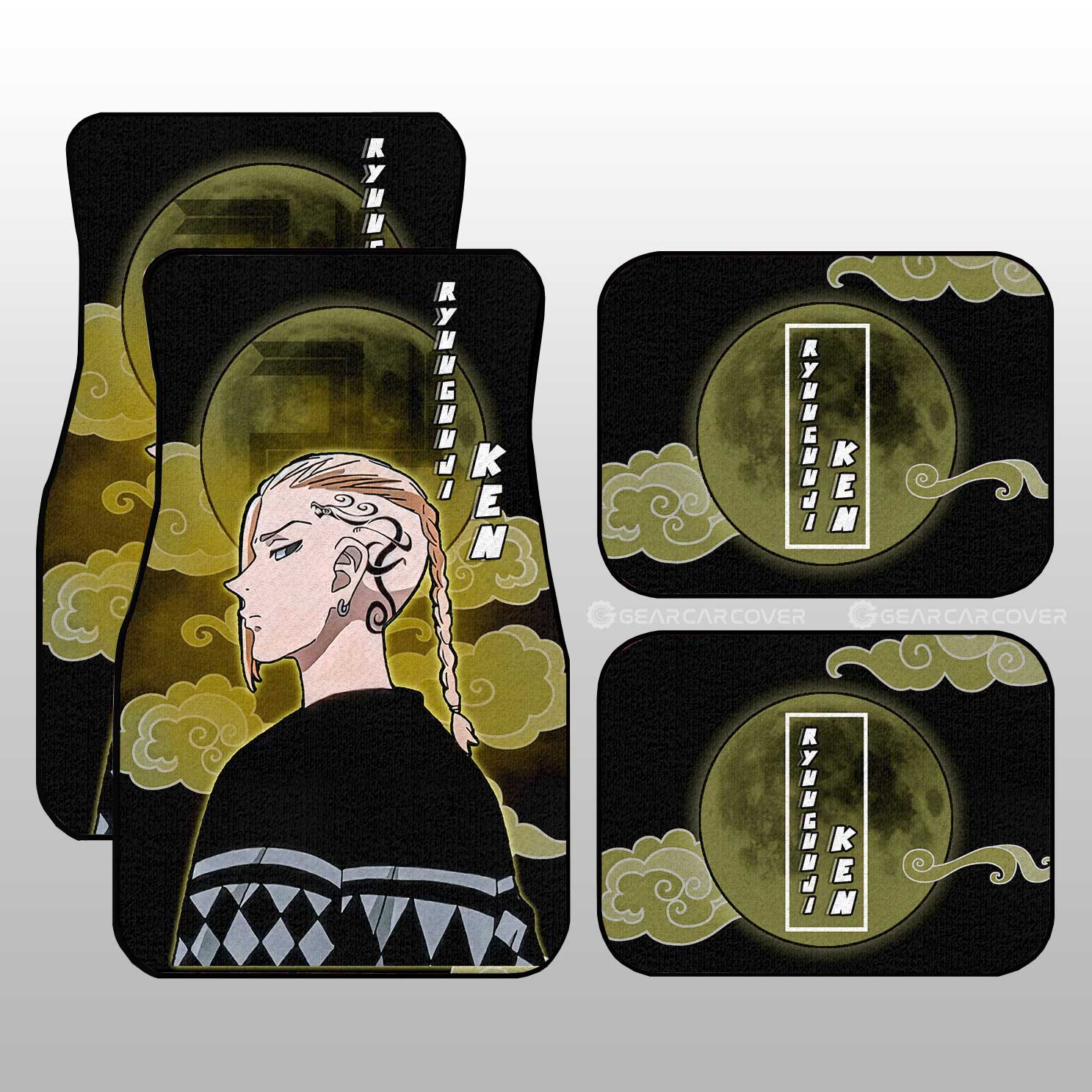 Ken Ryuguji Car Floor Mats Custom Tokyo Revengers Anime Car Interior Accessories - Gearcarcover - 2