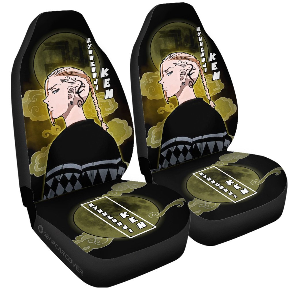 Ken Ryuguji Car Seat Covers Custom Tokyo Revengers Anime Car Interior Accessories - Gearcarcover - 3