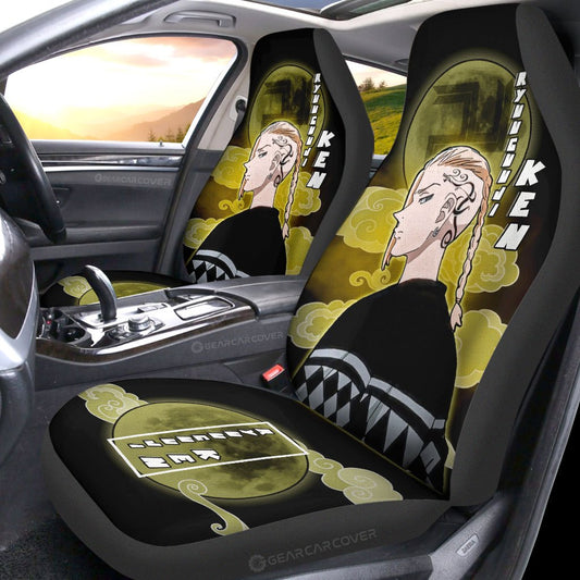 Ken Ryuguji Car Seat Covers Custom Tokyo Revengers Anime Car Interior Accessories - Gearcarcover - 2