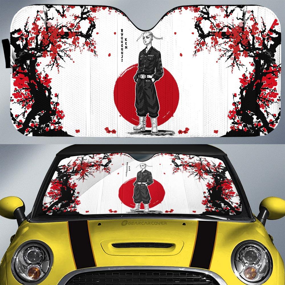 Ken Ryuguji Car Sunshade Custom Japan Style Tokyo Revengers Anime Car Accessories - Gearcarcover - 1