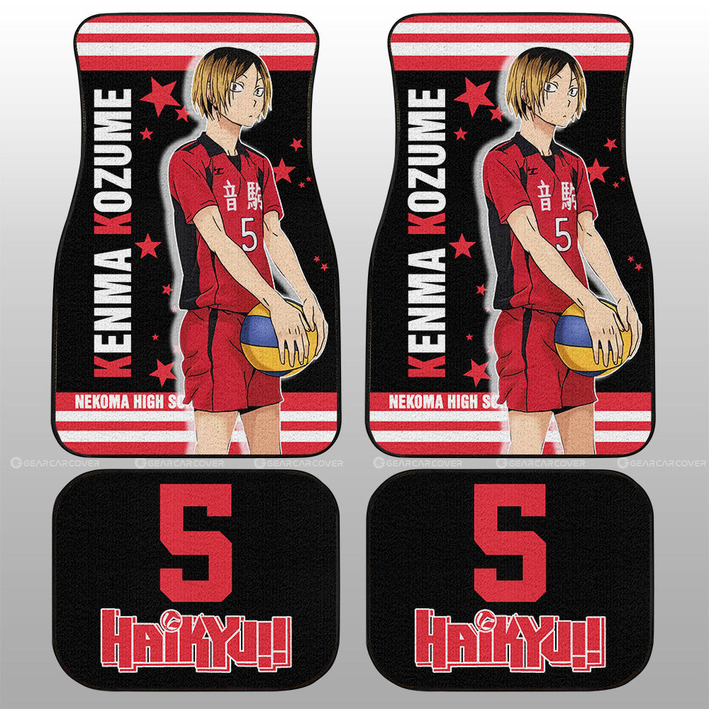 Kenma Kozume Car Floor Mats Custom Haikyuu Anime Car Accessories - Gearcarcover - 2