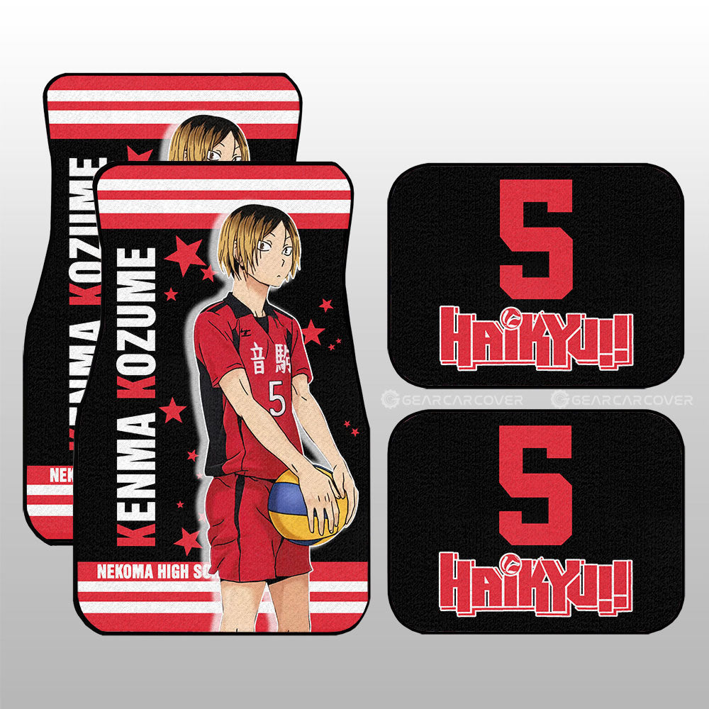 Kenma Kozume Car Floor Mats Custom Haikyuu Anime Car Accessories - Gearcarcover - 3