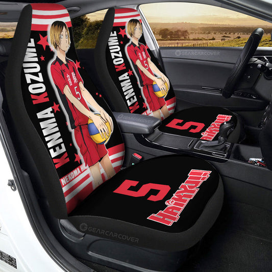 Kenma Kozume Car Seat Covers Custom Haikyuu Anime Car Accessories - Gearcarcover - 2