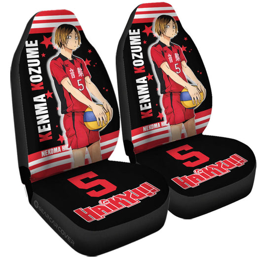 Kenma Kozume Car Seat Covers Custom Haikyuu Anime Car Accessories - Gearcarcover - 1