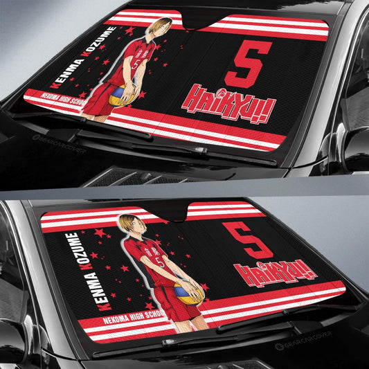 Kenma Kozume Car Sunshade Custom Haikyuu Anime Car Accessories - Gearcarcover - 2