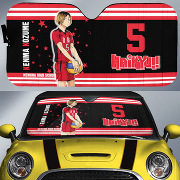 Kenma Kozume Car Sunshade Custom Haikyuu Anime Car Accessories - Gearcarcover - 1