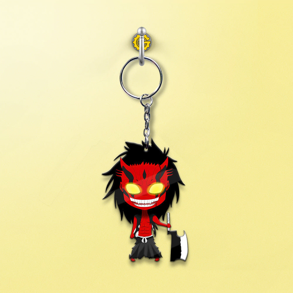 Kenpachi Bankai Keychain Custom Bleach Anime Car Accessories - Gearcarcover - 2