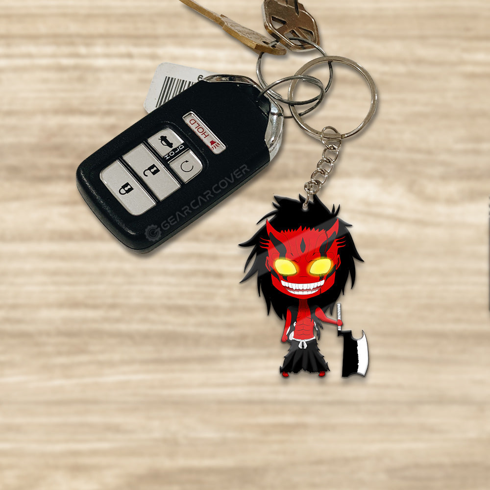 Kenpachi Bankai Keychain Custom Bleach Anime Car Accessories - Gearcarcover - 1