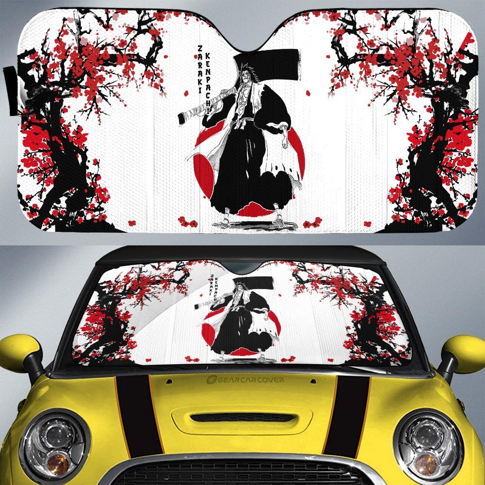 Kenpachi Zaraki Car Sunshade Custom Janpan Style Anime Bleach Car Accessories - Gearcarcover - 1