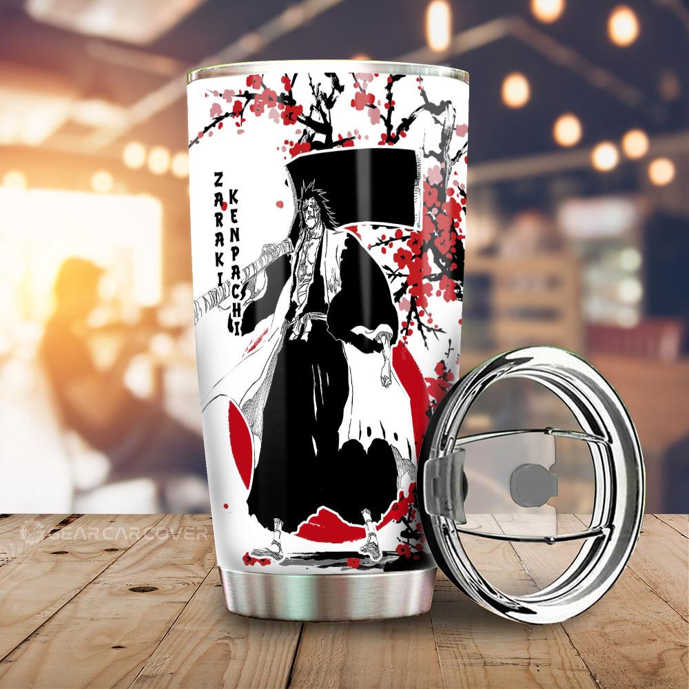 Kenpachi Zaraki Tumbler Cup Custom Japan Style Anime Bleach Car Interior Accessories - Gearcarcover - 1