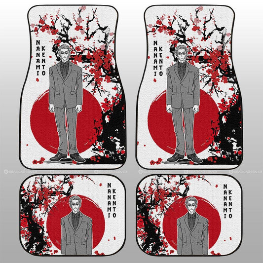 Kento Nanami Car Floor Mats Custom Japan Style Jujutsu Kaisen Anime Car Accessories - Gearcarcover - 2