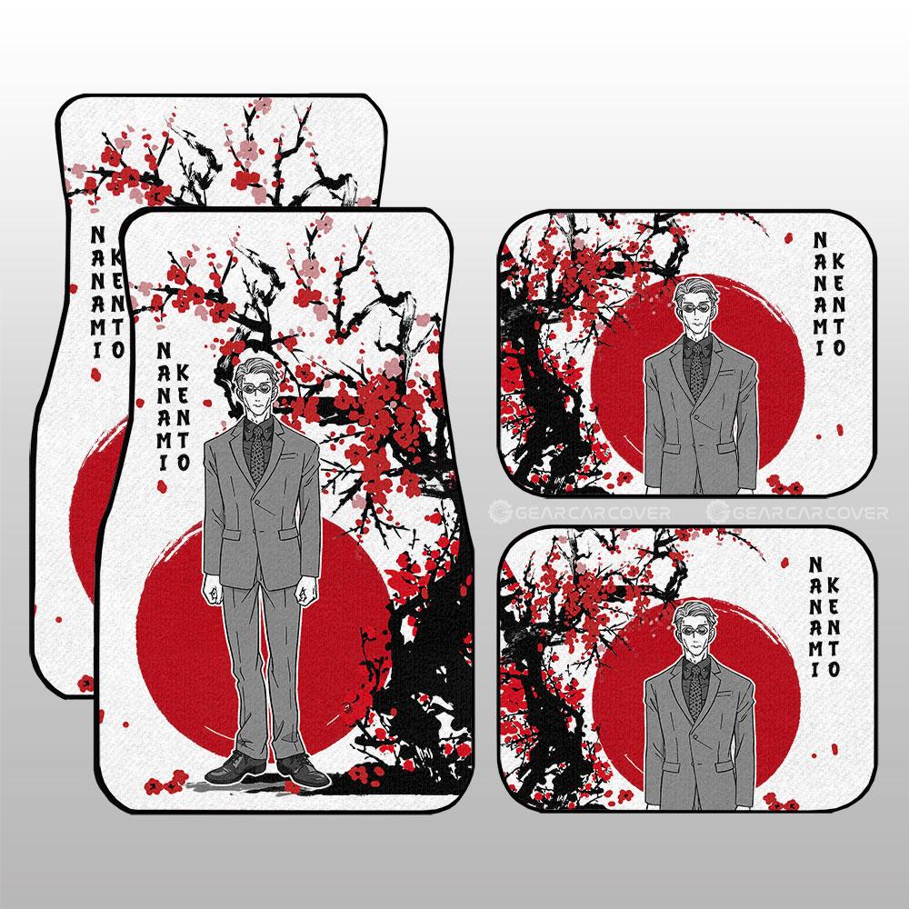 Kento Nanami Car Floor Mats Custom Japan Style Jujutsu Kaisen Anime Car Accessories - Gearcarcover - 1