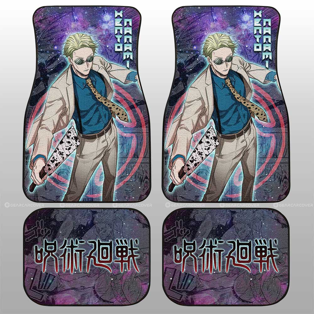 Kento Nanami Car Floor Mats Custom Jujutsu Kaisen Anime Galaxy Manga Style - Gearcarcover - 2