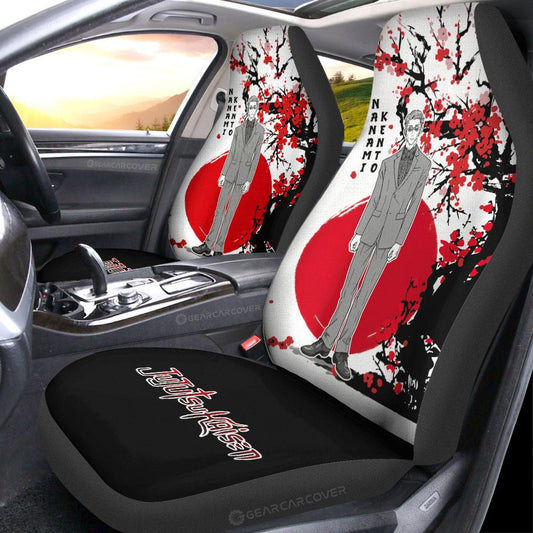 Kento Nanami Car Seat Covers Custom Japan Style Jujutsu Kaisen Anime Car Accessories - Gearcarcover - 2