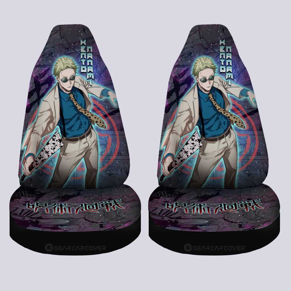Kento Nanami Car Seat Covers Custom Jujutsu Kaisen Anime Galaxy Manga Style - Gearcarcover - 4