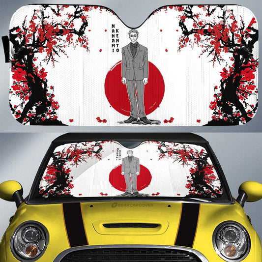 Kento Nanami Car Sunshade Custom Japan Style Jujutsu Kaisen Anime Car Accessories - Gearcarcover - 1