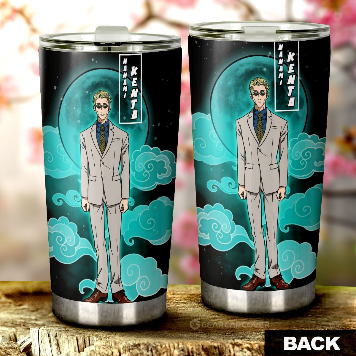 Kento Nanami Tumbler Cup Custom Jujutsu Kaisen Anime Car Interior Accessories - Gearcarcover - 3