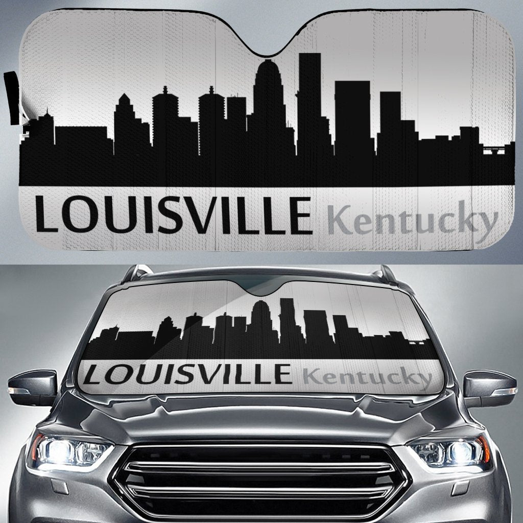 Kentucky Louisville Skyline Car Sunshade Custom Car Accessories - Gearcarcover - 1